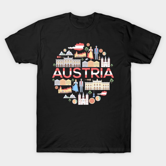 Austria concept T-Shirt by Mako Design 